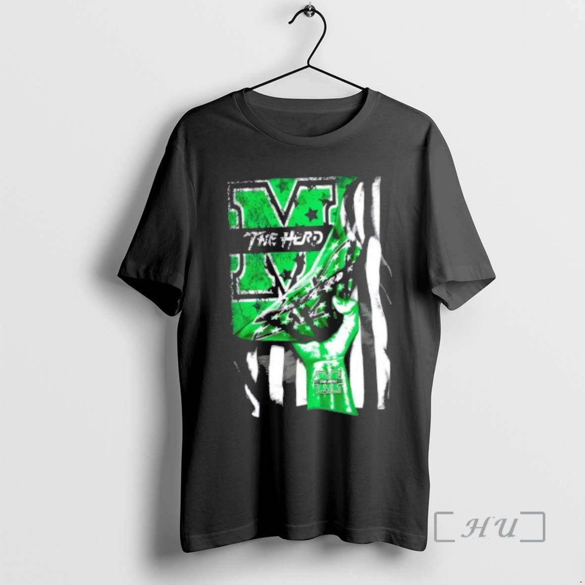 Officials Revealing Glory Marshall Thundering Herd X Usa Flag