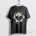Officials Ripped Chest Skull Deep Green Bay Packers Till Grave