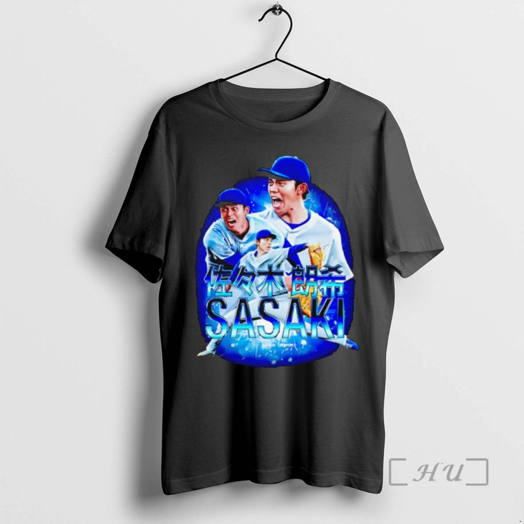 Officials Roki Sasaki Los Angeles Dodgers Baseball Graphic