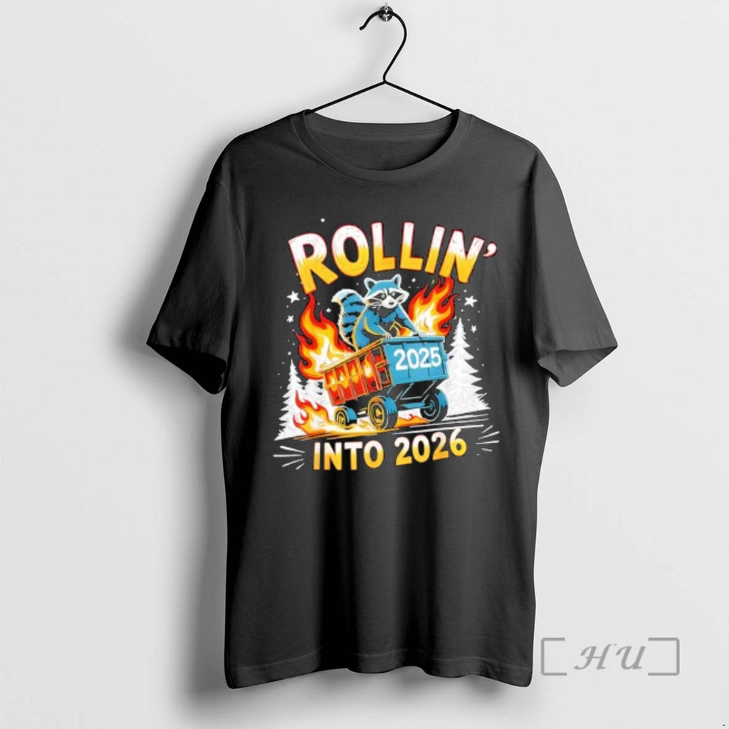 Officials Rollin Into 2026 Funny Raccoon New Year Meme