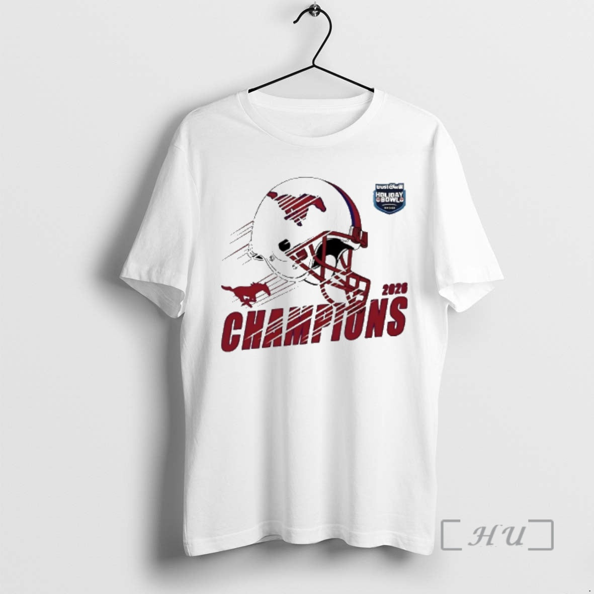 Officials Smu Mustangs Football Bowl Champions Helmet 2026