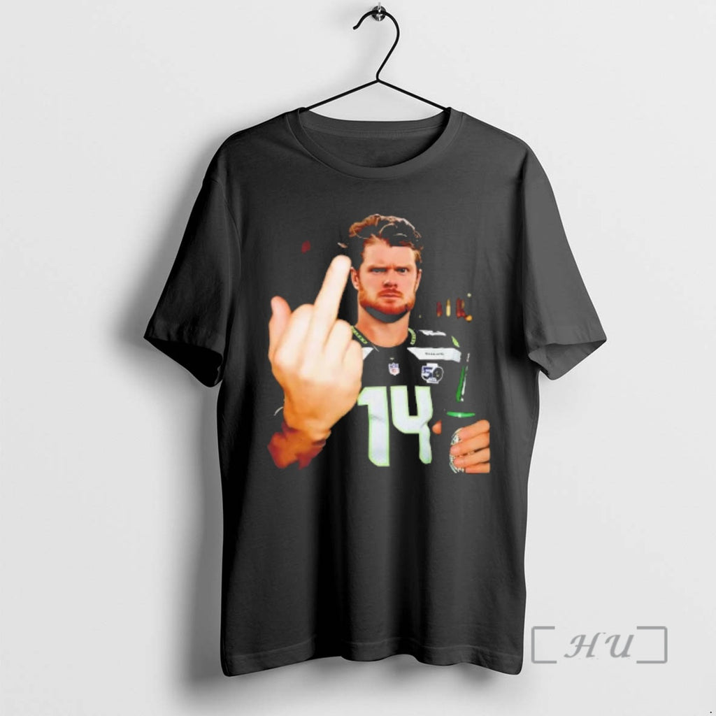 Officials Sam Darnold Drinking Middle Finger 2026