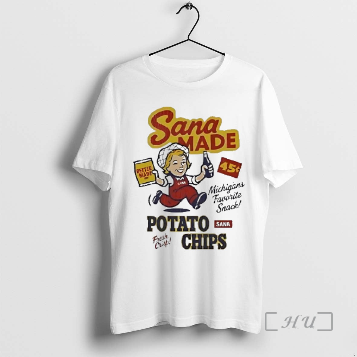 Officials Sana Made Potato Chips Better Made Michigans Favorite Snack Cartoon