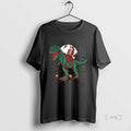 Officials Santa Rides T Rex Jurassic