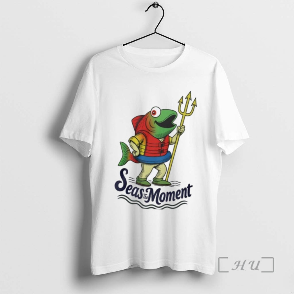 Officials Seas The Moment Humpy Salmon Seattle Mariners Holding Trident Shirts Sweater