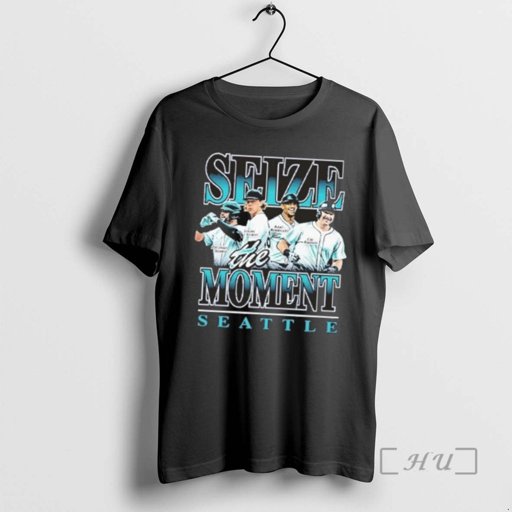 Officials Seattle Mariners Seize The Moment 2025 Shirts Sweater