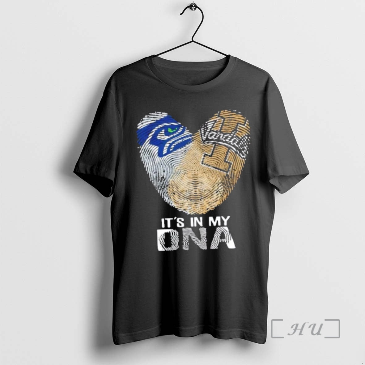 Officials Seattle Sports Seahawks X Idaho Vandals My Dna Fingerprint Heart