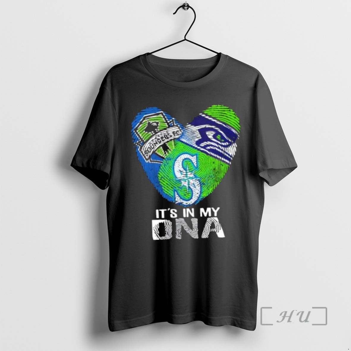 Officials Seattle Sports Sounders Fc Seahawks Mariners My Dna Fingerprint Heart