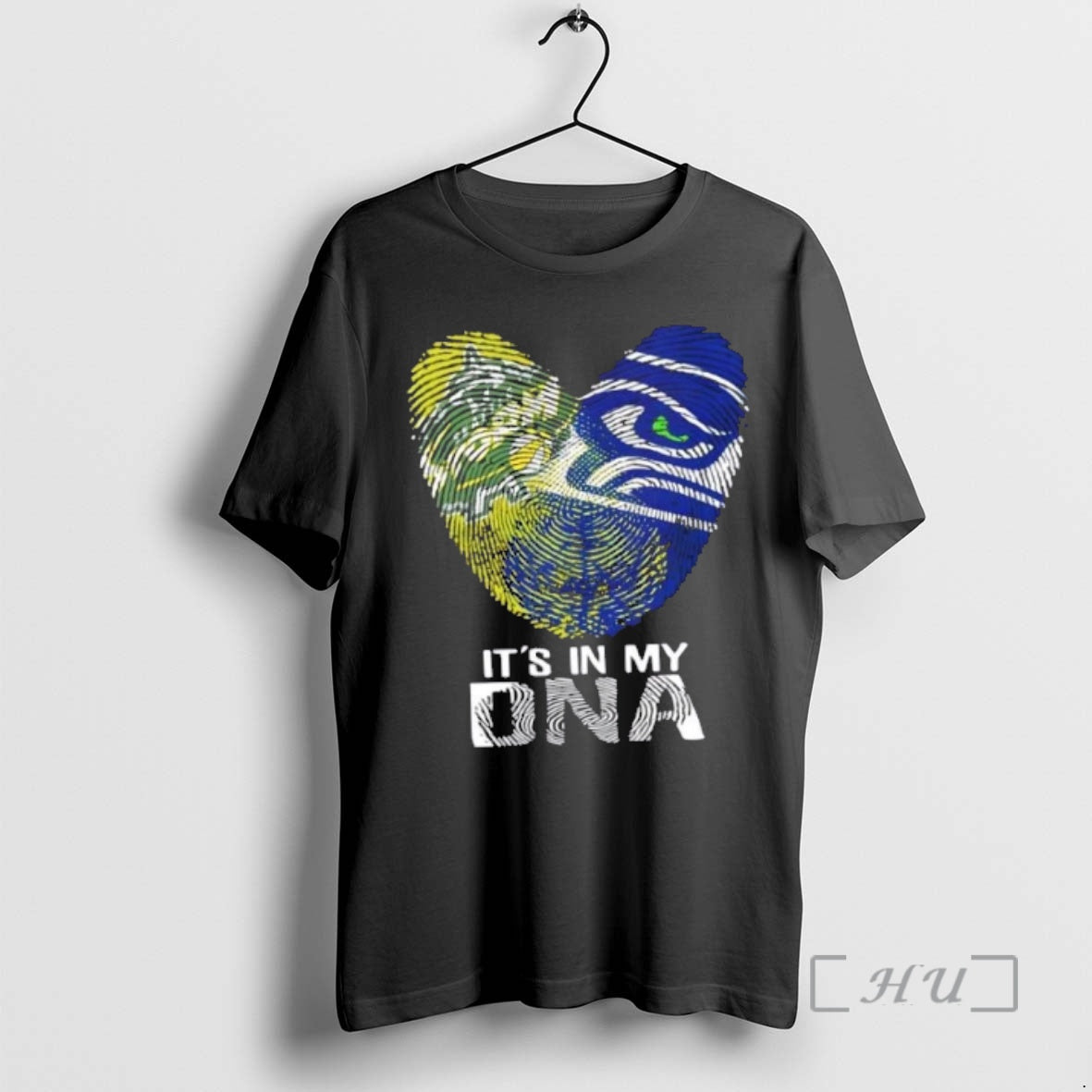 Officials Seattle Sports Storm X Seahawks My Dna Fingerprint Heart