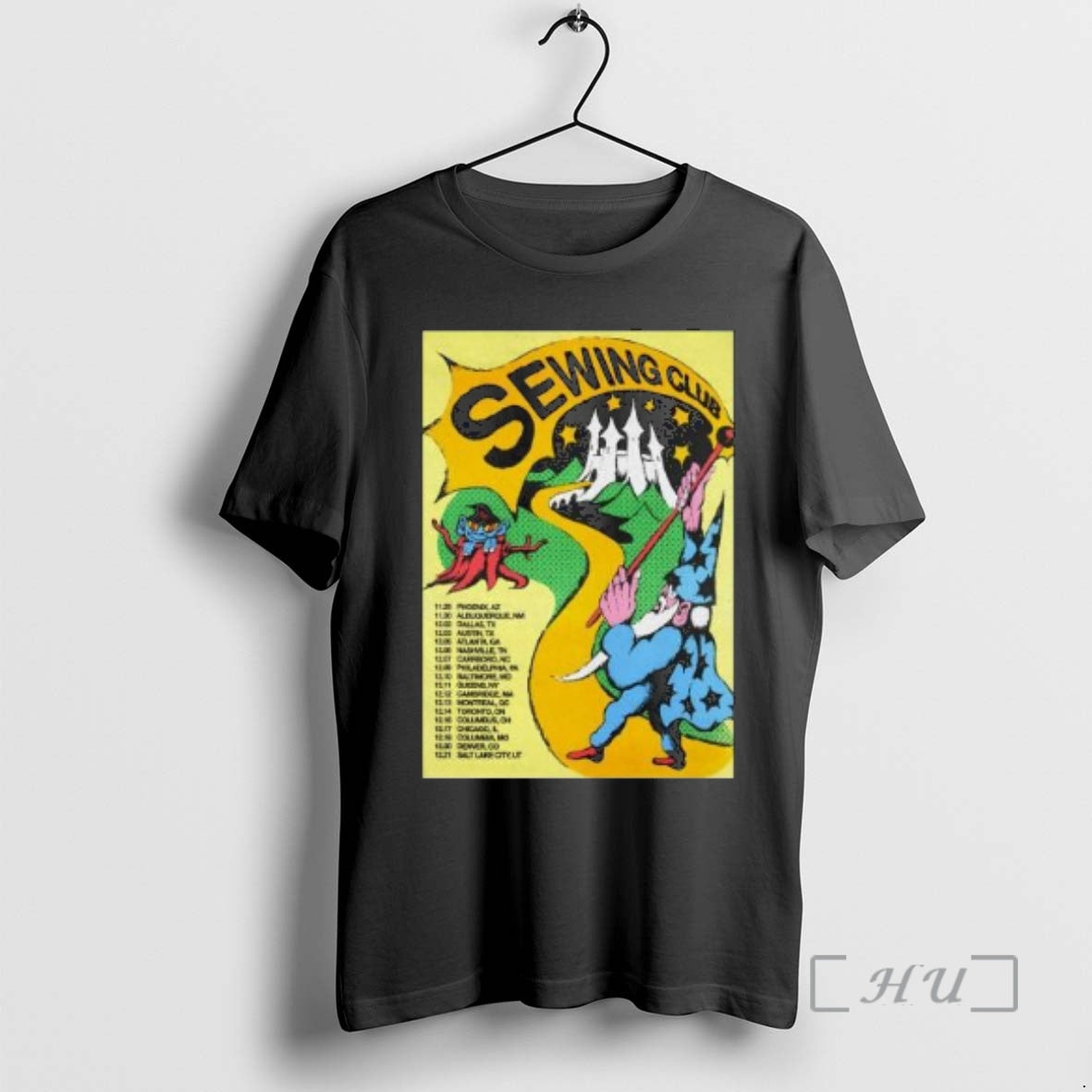 Officials Sewing Club America 2025 Tour Circle Black