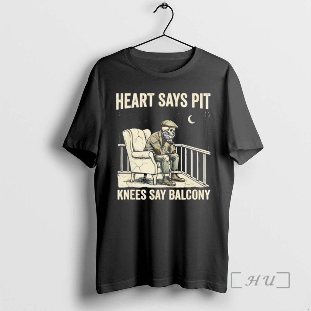 Officials Skeleton Old Men Heart Says Pit Knees Say Balcony Retro Premium T Shirts Sweater