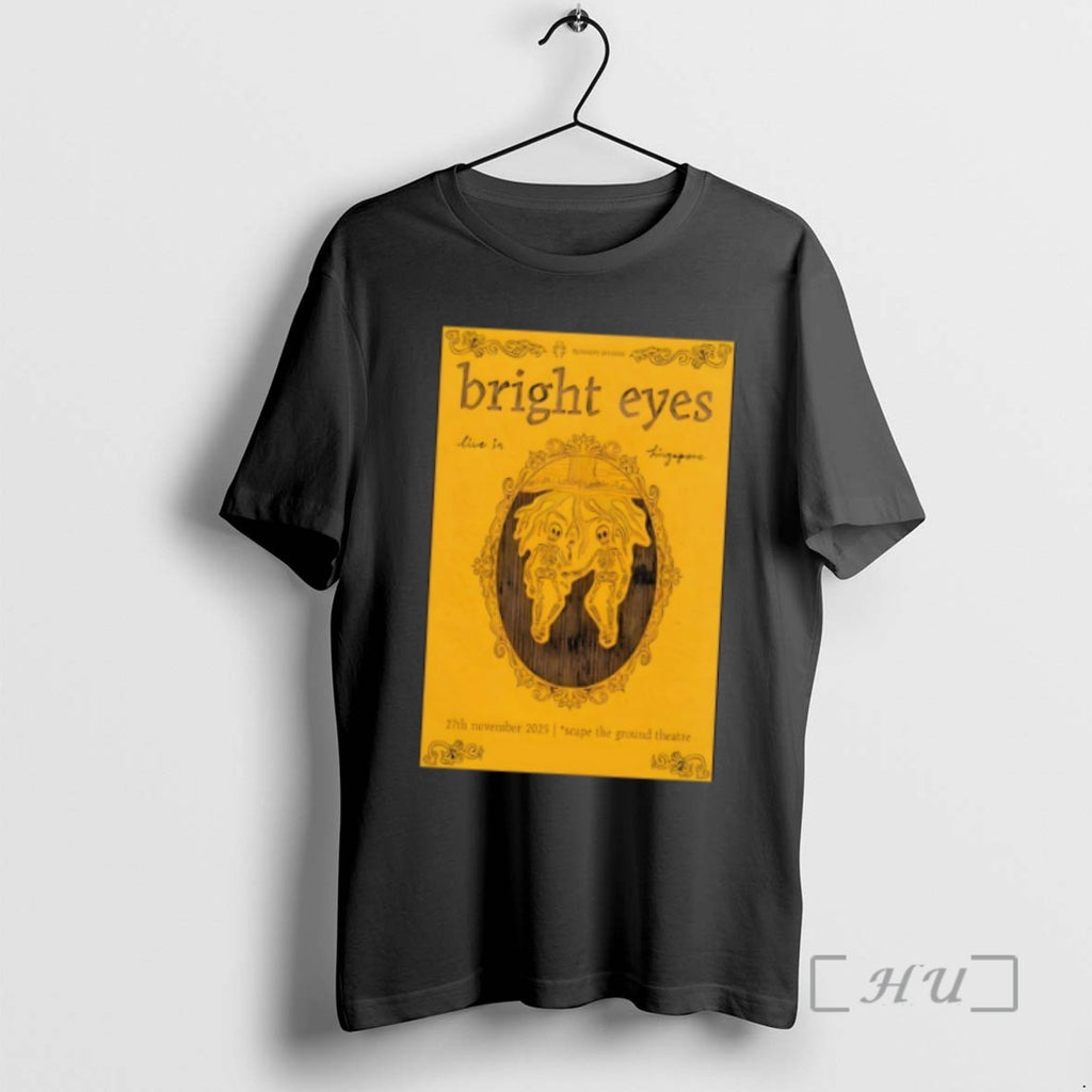 Officials Skeleton Soaked In Water Bright Eyes Live In Singapore Scape The Ground Theatre Shirts