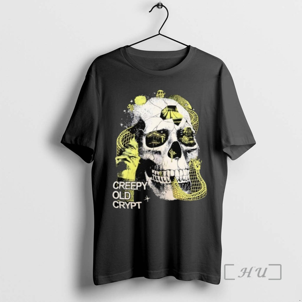 Officials Skull Creepy Old Crypt Horror Halloween Shirts Sweater