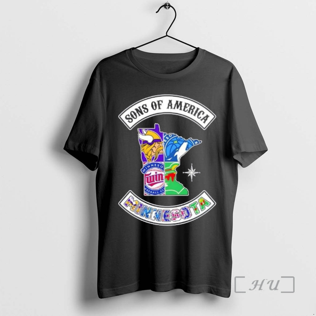 Officials Son Of America Minnesota Map Sports Logos Combine