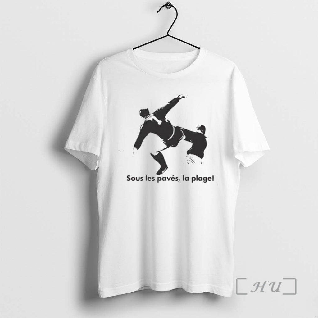 Officials Sous Les Paves La Plage Kick Racism Out Of Football Shirts Sweater