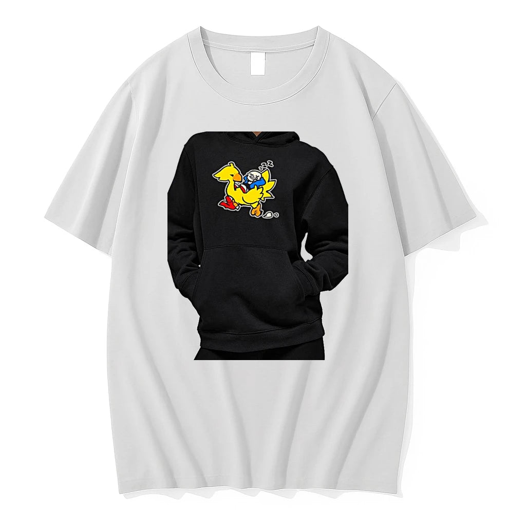 Officials Square Enix Sans And Chocobo Premium T Shirt
