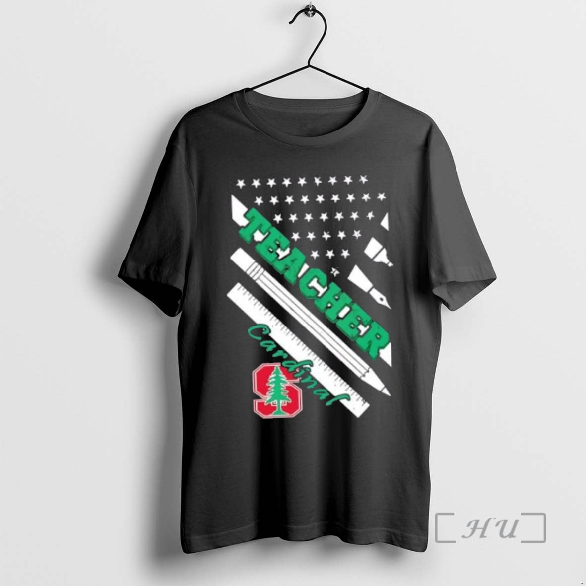 Officials Stanford Cardinal X Teacher American Flag