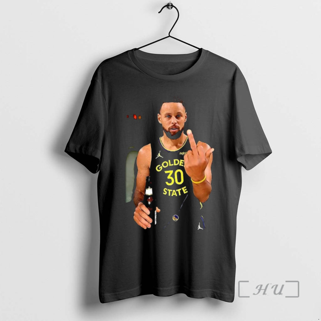 Officials Stephen Curry Golden State Warriors Nba Middle Finger 2026 Meme Premium T Shirts Sweater