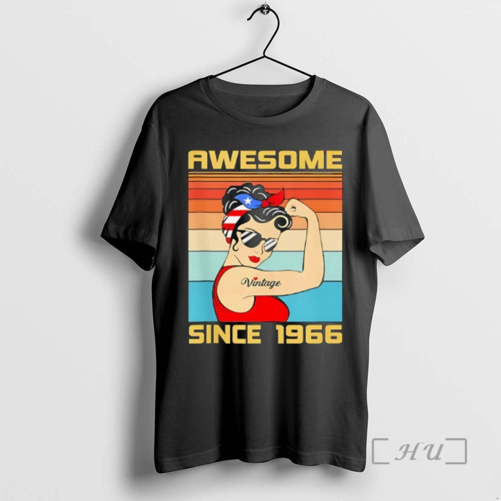 Officials Strong Girl Of American Awesome Since 1966 Vintage