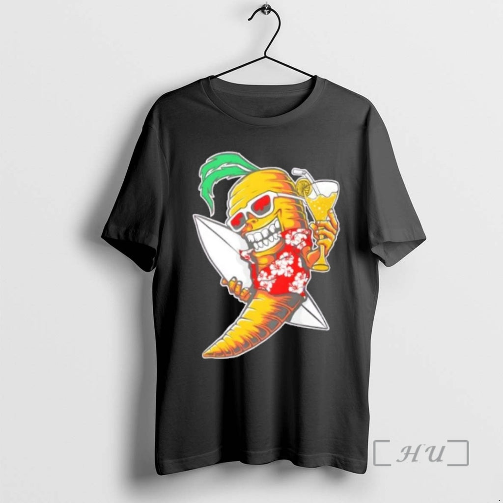 Officials Surfing Carrot Skull Tropical Party Surf
