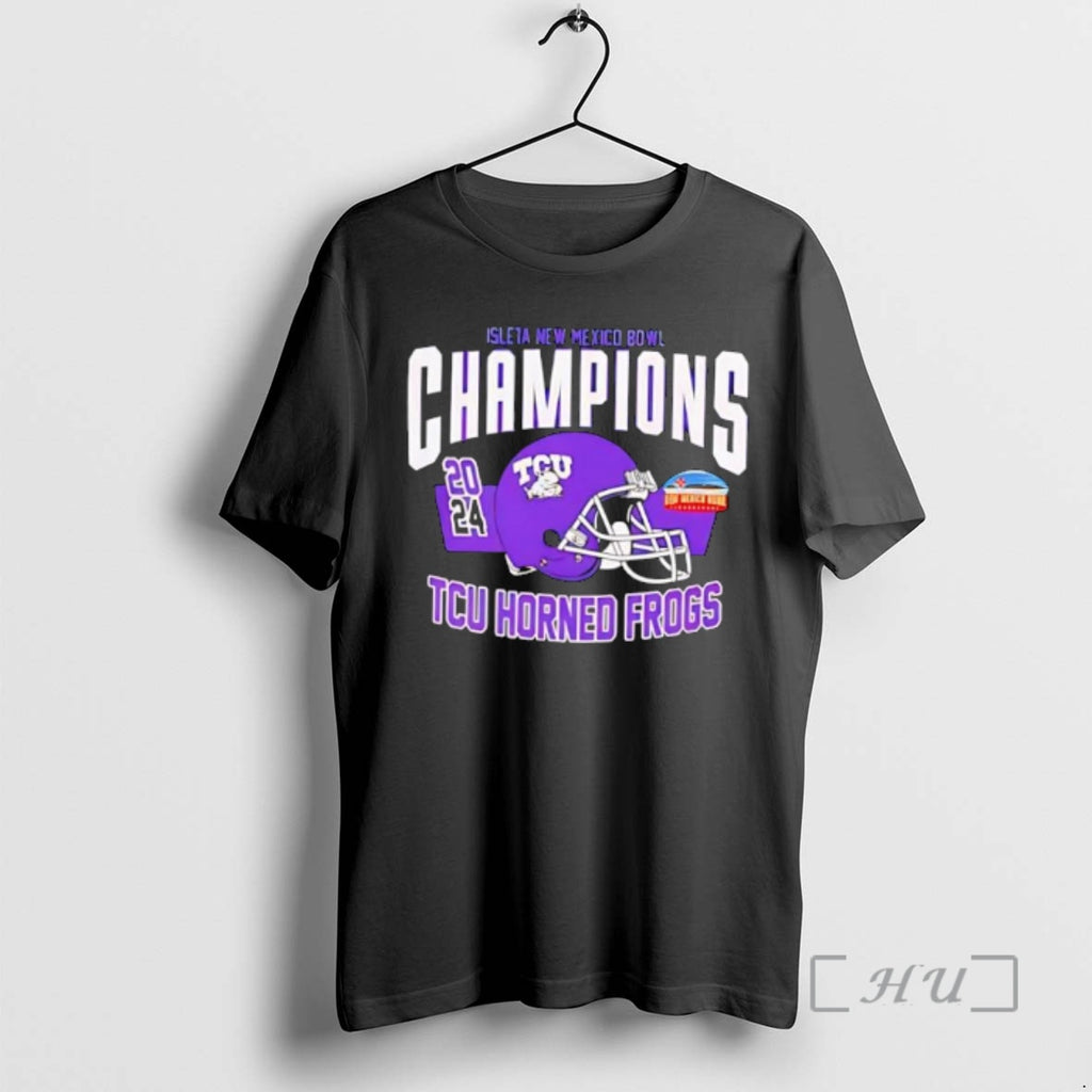 Officials Tcu Horned Frogs Helmet New Mexico Bowl Champions 2024