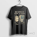 Officials Tech 404 Error Hilarious Respect Your Elders Circle Black