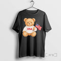 Officials Teddy Bear Usa American Flag Olympics Vintage