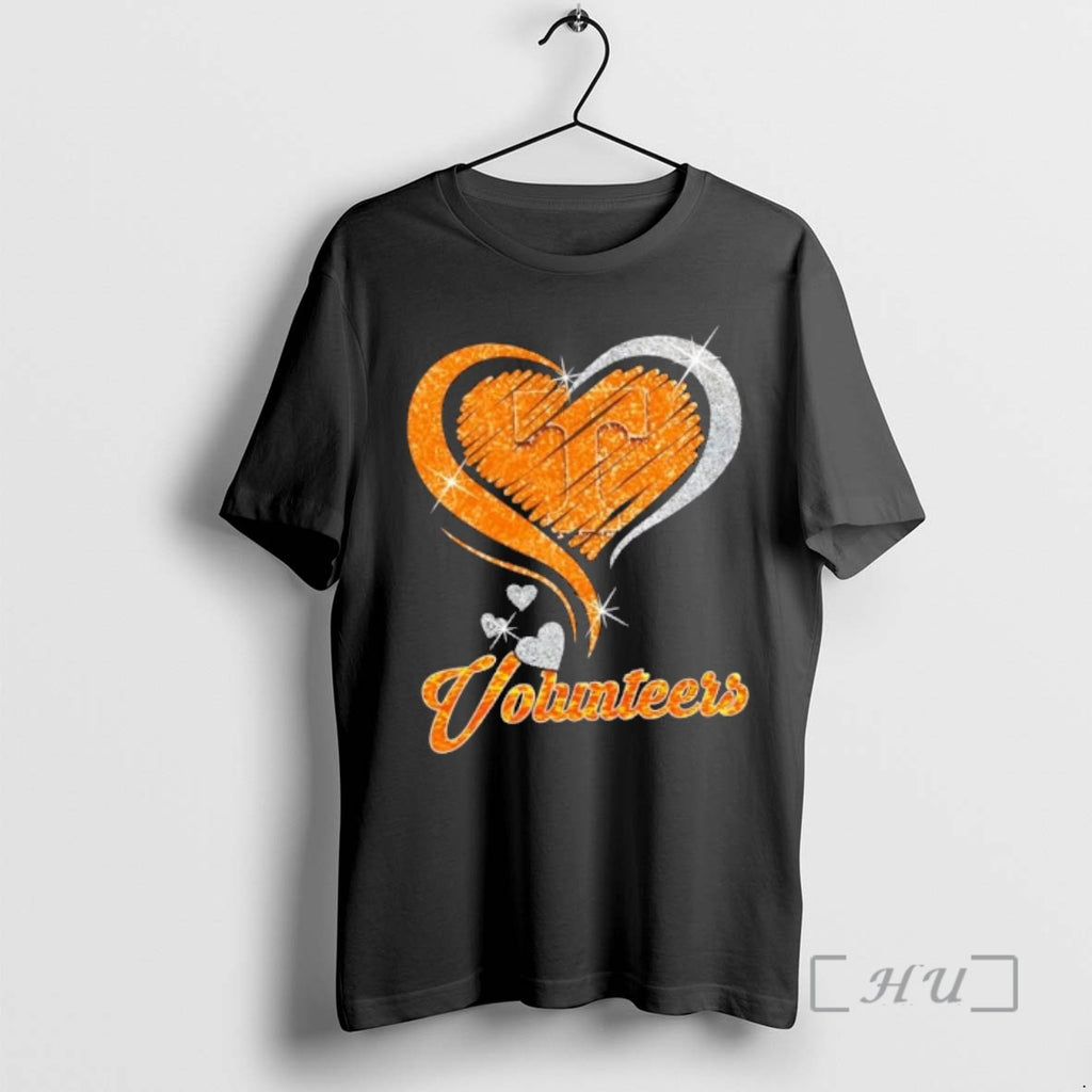 Officials Tennessee Volunteers Football In Glitter Heart Fans