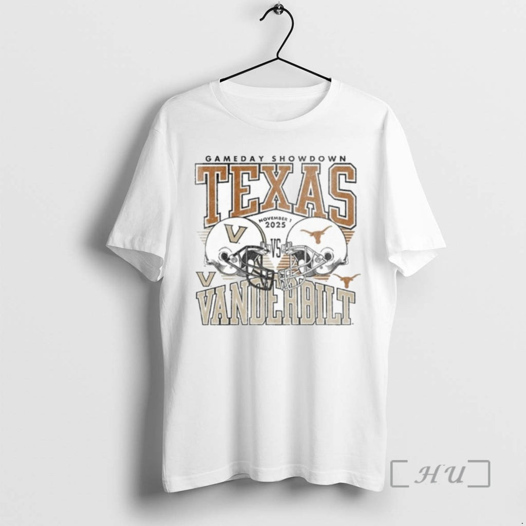 Officials Texas Longhorns Vs Vanderbilt Commodores 2025 Gameday Showdown Matchup Shirts Sweater