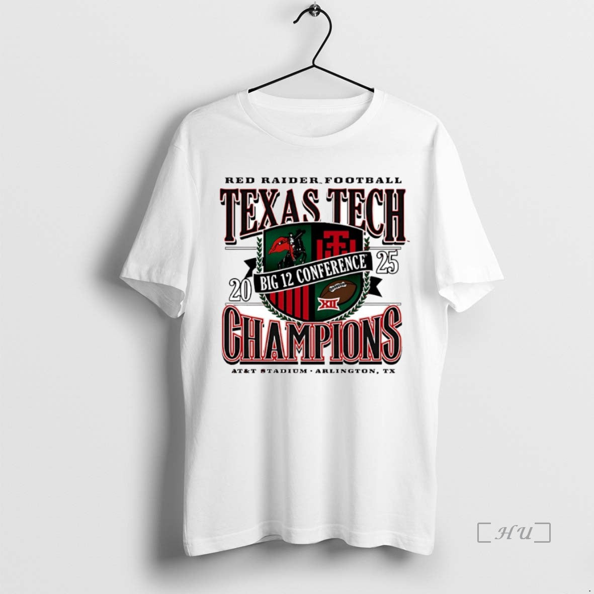 Officials Texas Tech Red Raiders 2025 Big 12 Conference Champs T Stadium Logo