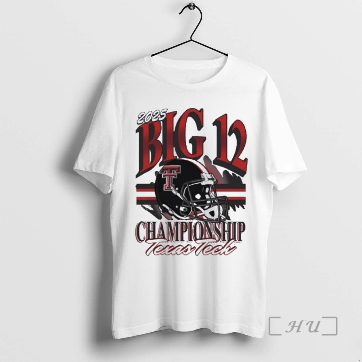 Officials Texas Tech Red Raiders 2025 Big 12 Football Championship Helmet
