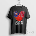 Officials Texas Sports Houston Astros X Houston Cougars My Dna Fingerprint Heart