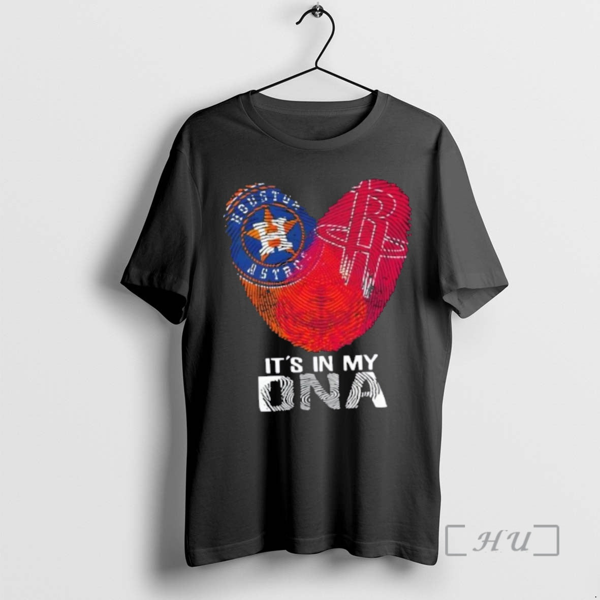 Officials Texas Sports Houston Astros X Houston Rockets My Dna Fingerprint Heart