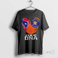 Officials Texas Sports Houston Texans X Houston Astros My Dna Fingerprint Heart