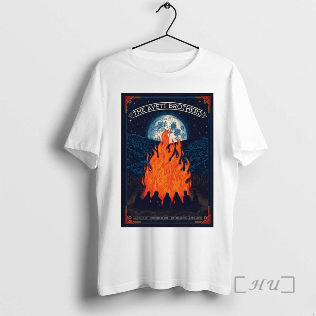 Officials The Avett Brothers December 31 2025 Harrahs Cherokee Center Asheville Nc Premium T Shirts
