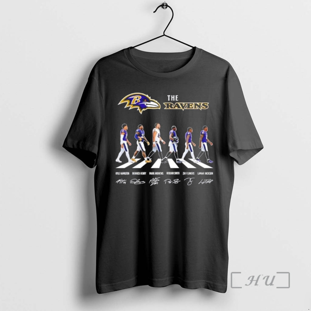 Officials The Baltimore Ravens Kyle Hamilton Derrick Henry And Players Abbey Road Signatures Premium