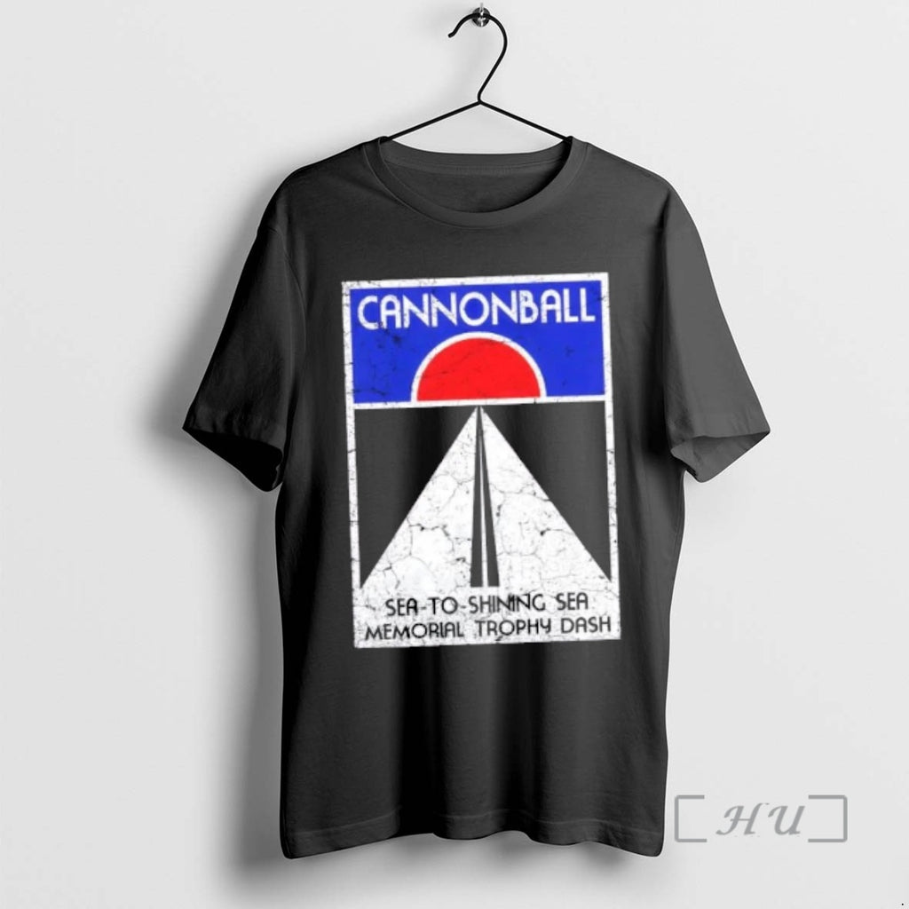 Officials The Cannonball Run Sea To Shining Sea Memorial Trophy Dash Retro Premium T Shirts
