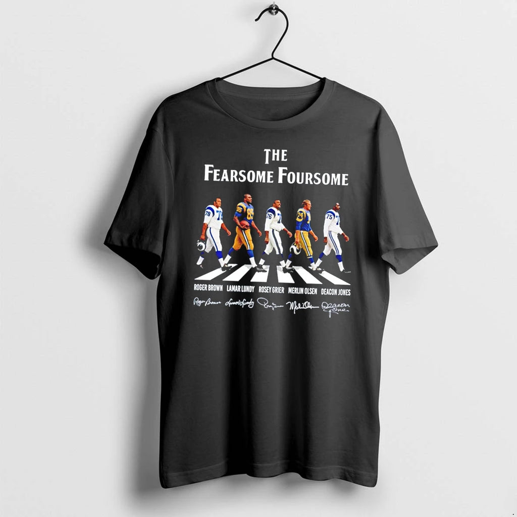 Officials The Fearsome Foursome La Rams Signature Tee Premium T Shirt