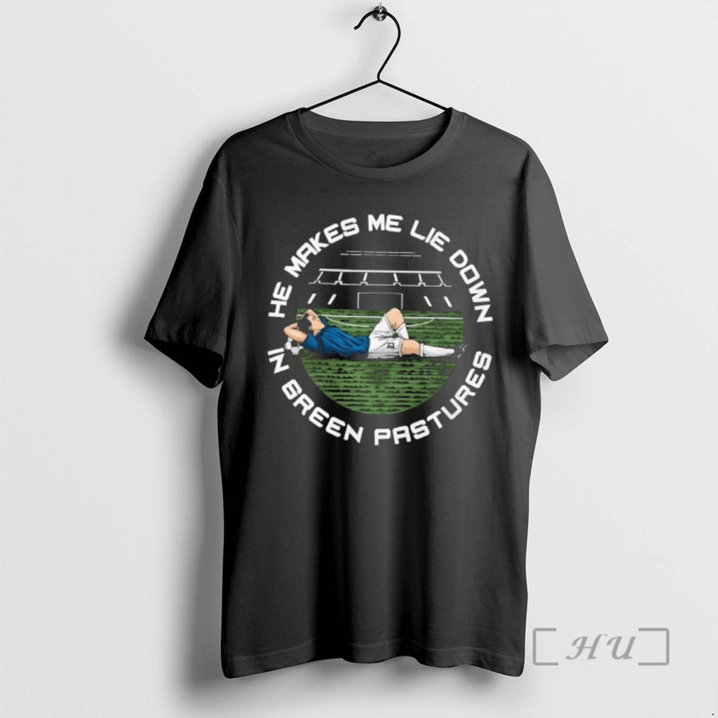 Officials The Hat Trick Makes Me Lie Down He In Green Pastures Football Soccer Premium