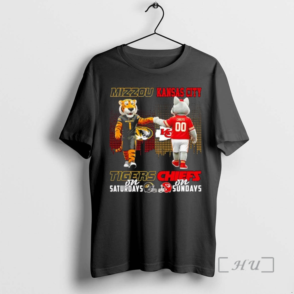Officials The Mizzou Tigers On Saturdays And Kansas City Chiefs On Sundays Mascots Logos Premium