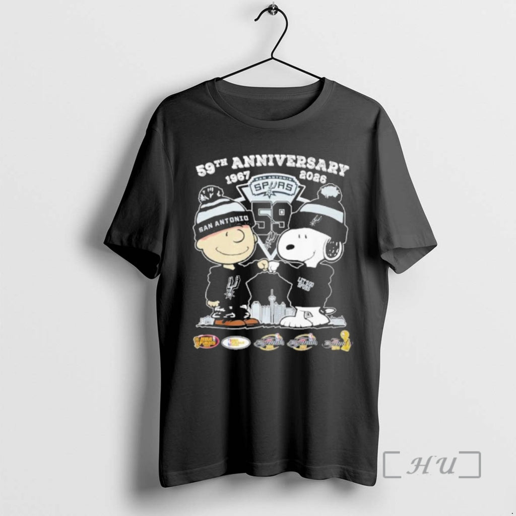 Officials The Peanuts Fist Bump X San Antonio Spurs 59th Anniversary 1967 2026 Premium