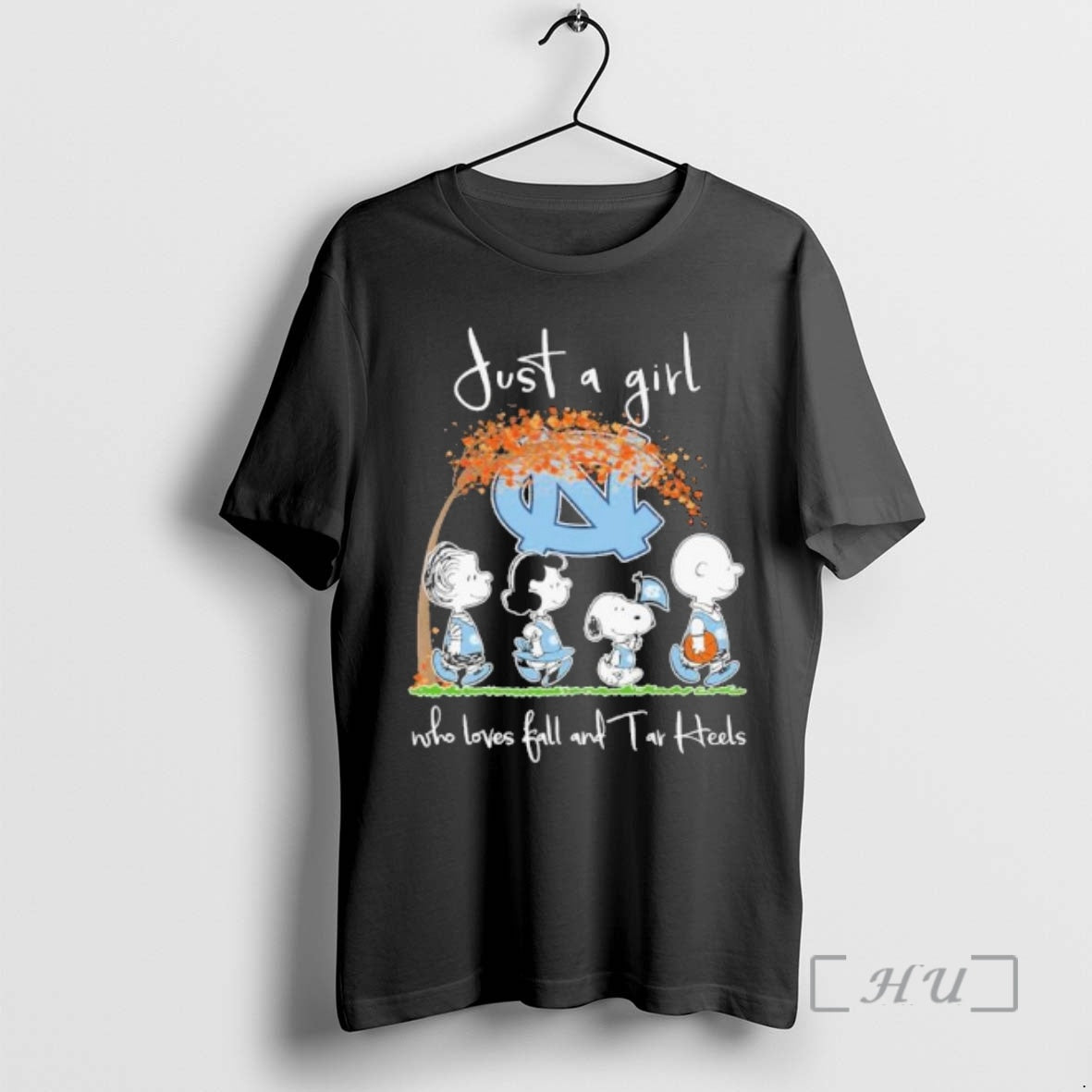 Officials Peanuts Just Girl Who Loves Fall Unc Tar Heels Basketball