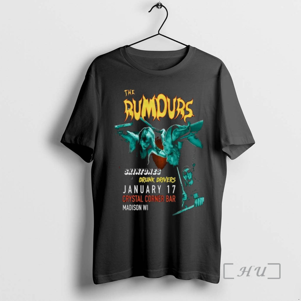 Officials The Rumours Crystal Corner Bar In Madison Wi Jan 17 2026 Premium T Shirts