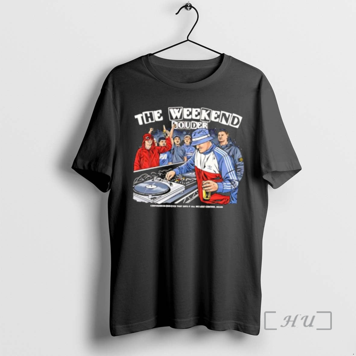 Officials Weekend Louder Dj Crowd Illustration