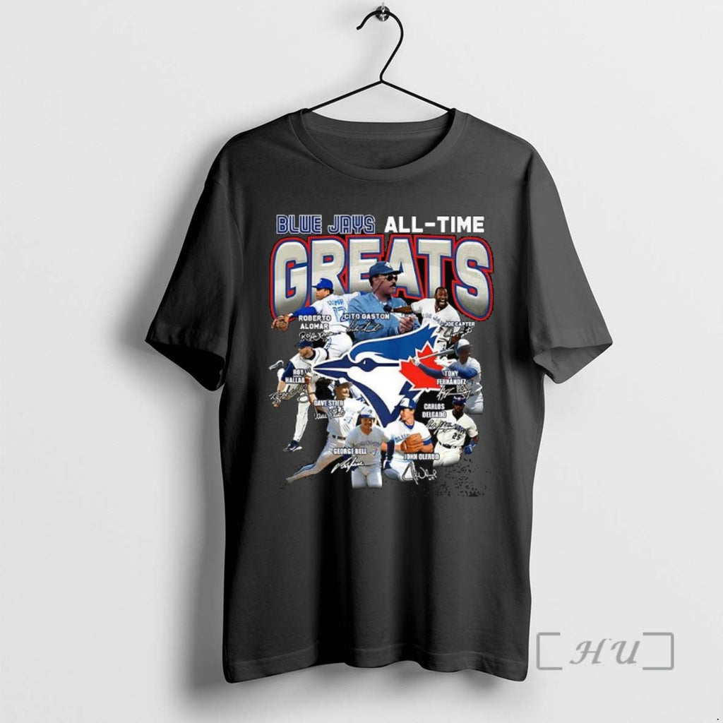 Officials Toronto Blue Jays Baseball All Tiem Greats Player Signature Shirts Sweater