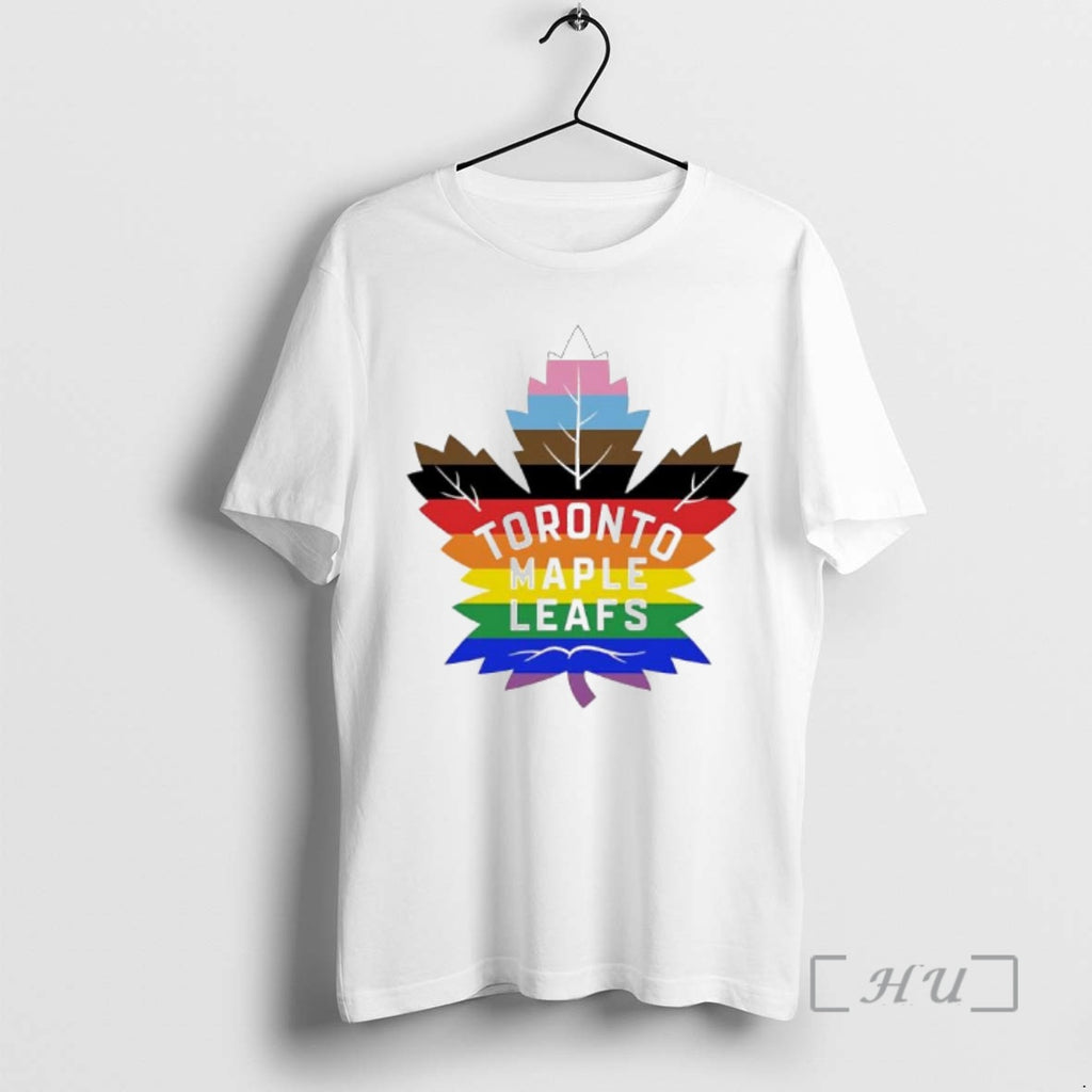 Officials Toronto Maple Leafs X Progress Pride Flag Logo
