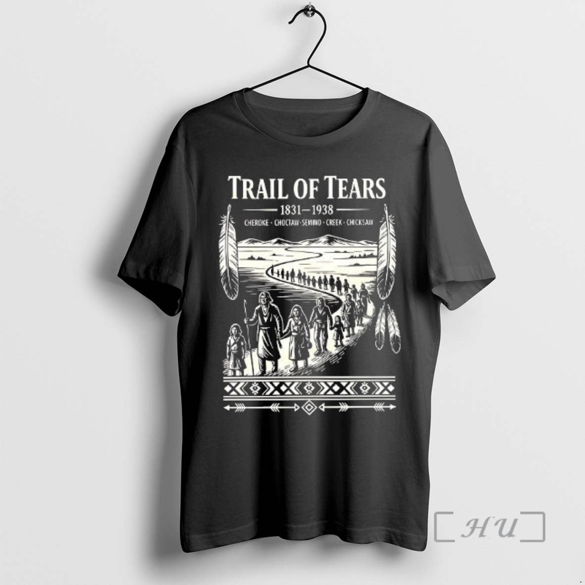 Officials Trail Tears 1831_e2_80_931938 Cheroke Choctaw Semino Creek Chicksaw Native American Migration Woman