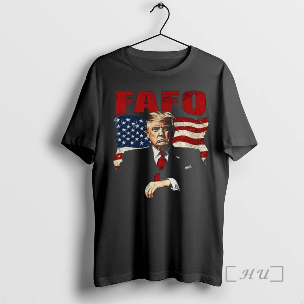 Officials Trump Fafo Trump F Around Find Out American Flag