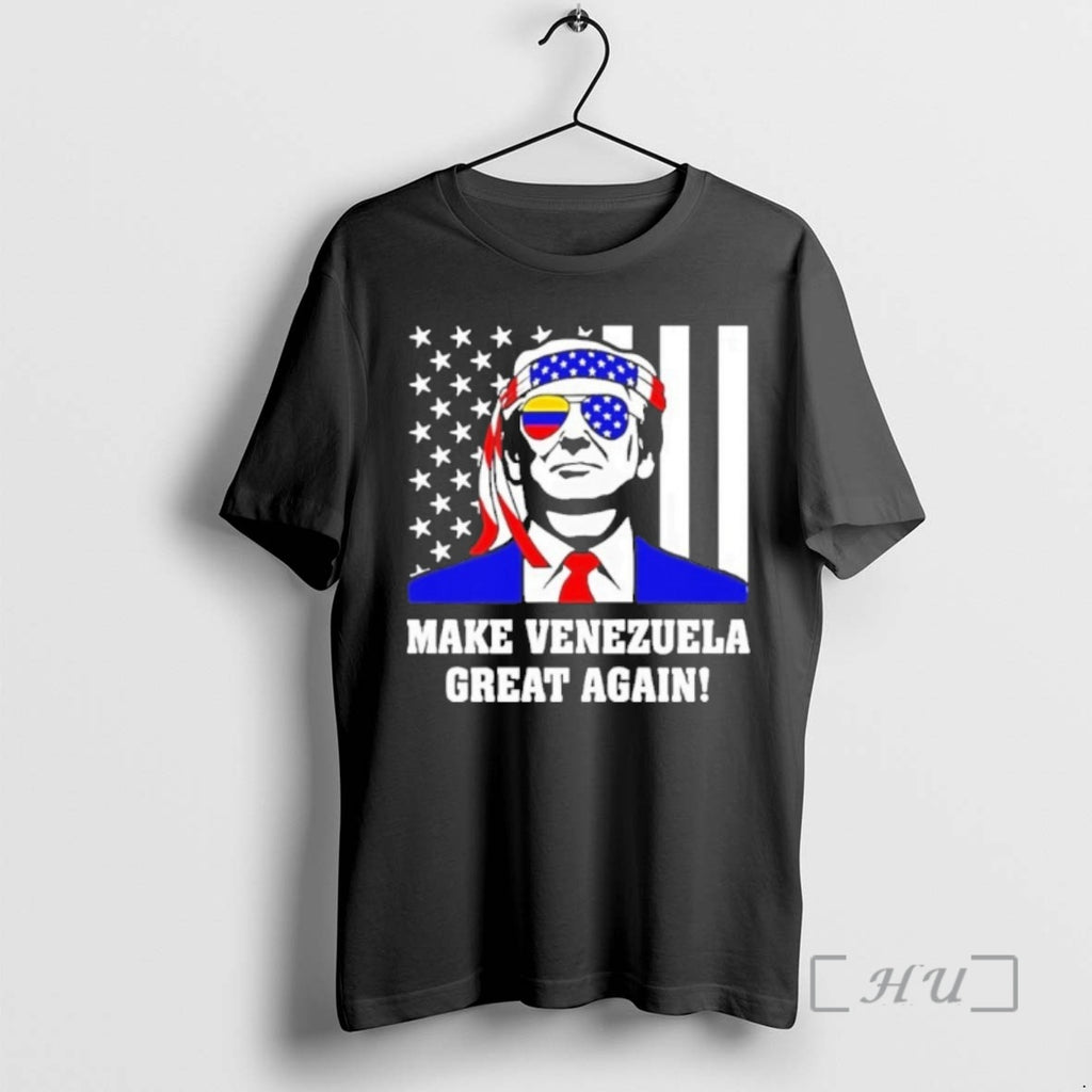 Officials Trump Make Venezuela Great Again Usa Flag