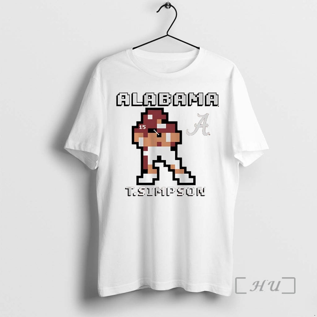 Officials Ty Simpson Baller Pixel Alabama Football Shirts Sweater